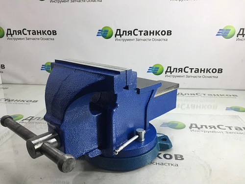 Тиски слесарные 150 мм. Поворотные, с наковальней – фото 3