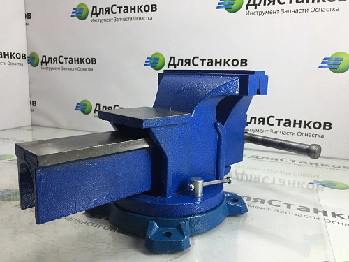 Тиски слесарные 150 мм. Поворотные, с наковальней – фото 4