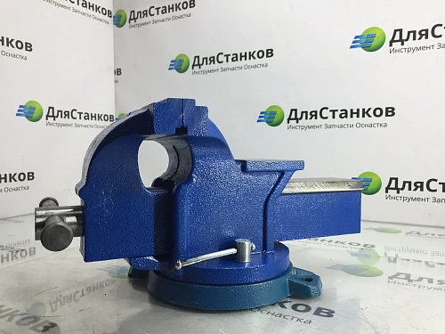 Тиски слесарные 150 мм. Поворотные, с наковальней – фото 2
