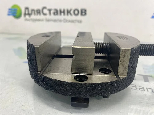 Тиски круглые 100 мм для установки на поворотный стол – фото 3